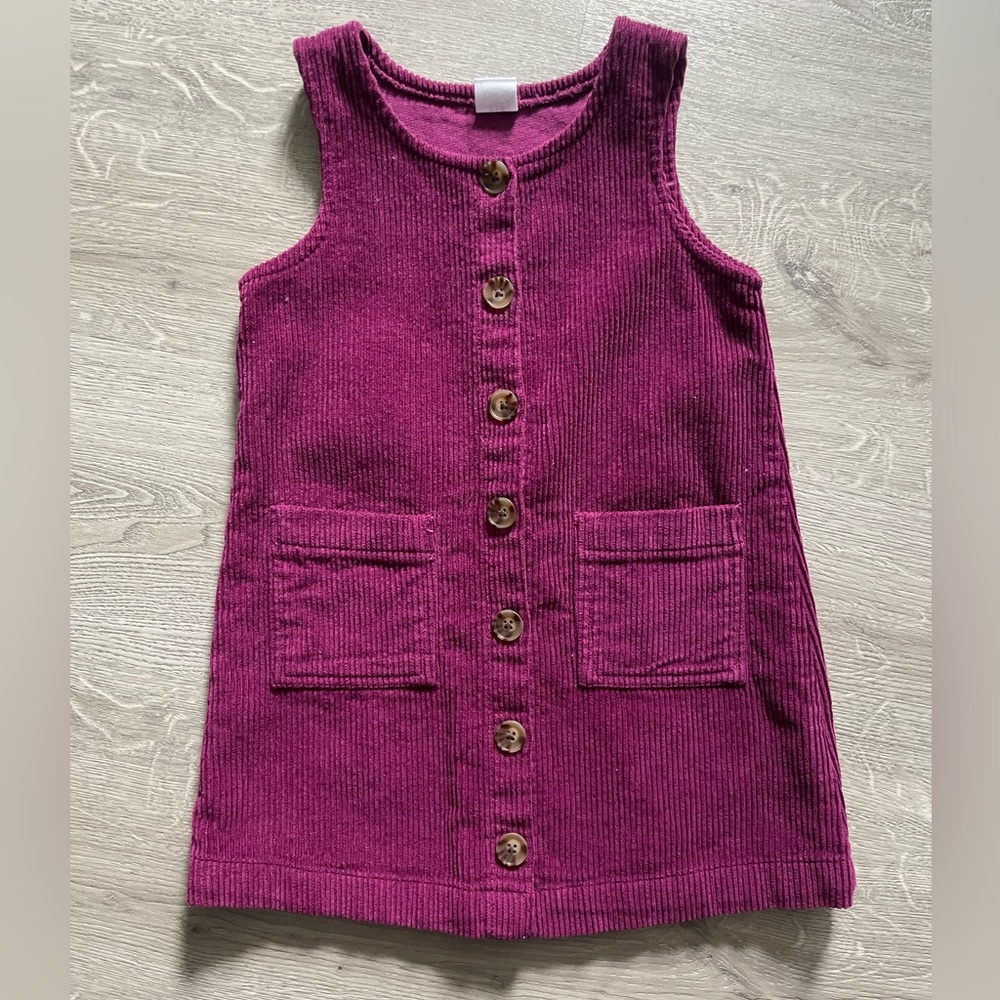 GAP Corduroy Plum Dress